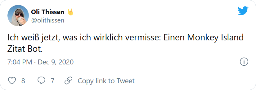 Well, thats obviously a tweet in German